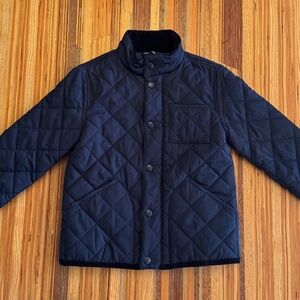 JCrew boys xs navy quilted jacket